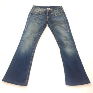True Religion Heavy Stitch Flare Leg Jeans